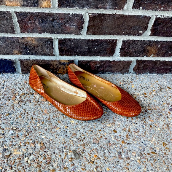 Faux Snakeskin Flats - Picture 3 of 3
